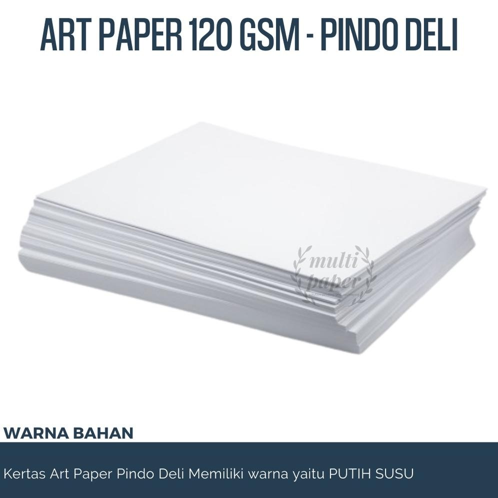 

Kertas Art Paper A3 120 gsm isi 50 lembar / Kertas Art Paper 120 gsm A3