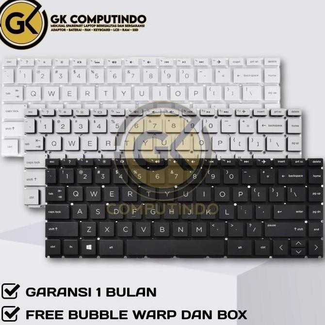 Keyboard Hp 14-Dq 14-Dq1089Wm 14-Dq1088Wm 14-Dq1025Nr 14-Dq1004Lm New Stok