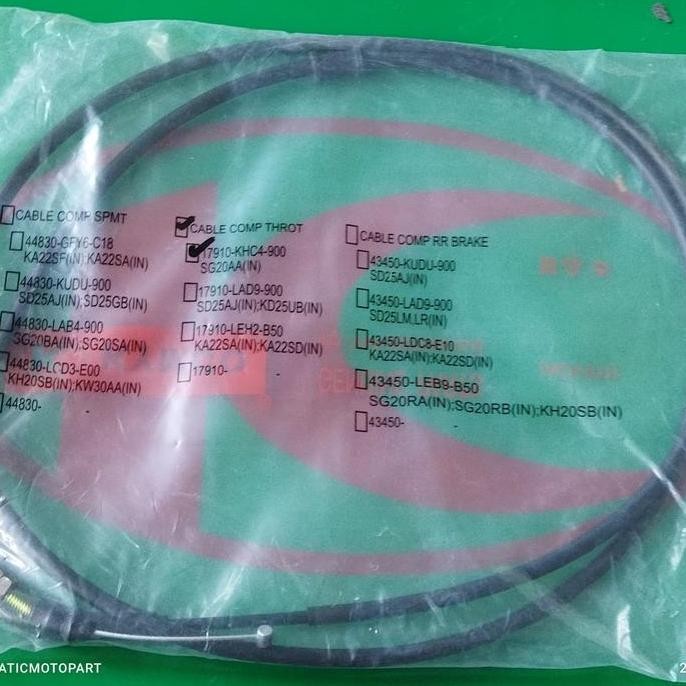 Kabel Gas kymco Easy,Easy JR