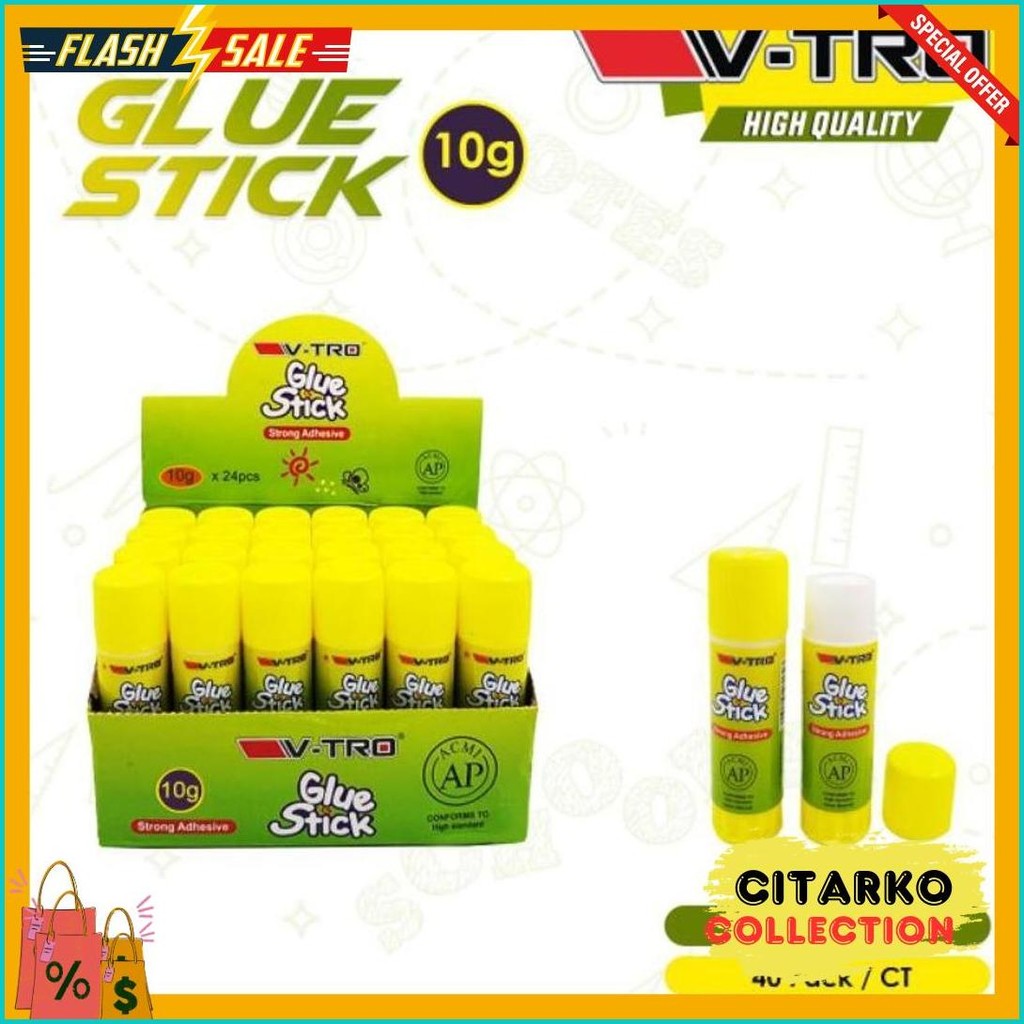 

Lem Stik Vtro/Glue Stick Vtro 10 Gram Flash Sale! Diskon Hingga 70%