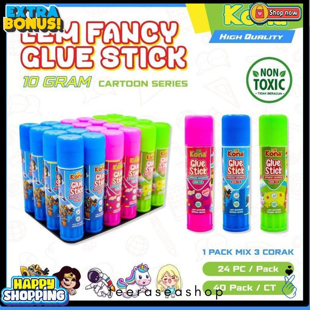 

Lem Stik Kona 10 Gr Non-Toxic Daya Rekat Mantap Terlaris! Produk Ini Banyak Dicari