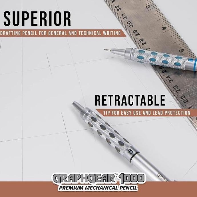 

HARGA DISC - Pentel Graph Gear 1000 Drafting Mechanical Pencil 0.3mm 0.4mm 0.5mm 0.7mm 0.9mm Pensil Mekanik PG1015