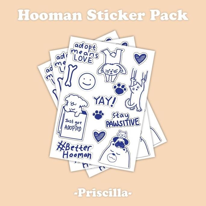 

HRG DISKON Hooman Sticker Pack - Priscilla