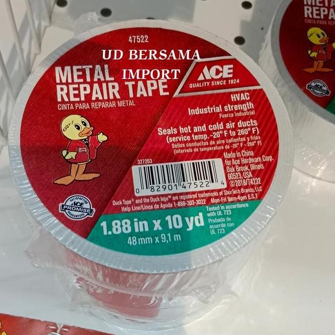 

HARGA DISKON LAKBAN Metal Kuat Anti Panas & Dingin/Duck Tape Alu Ace 1.88INCx50YD