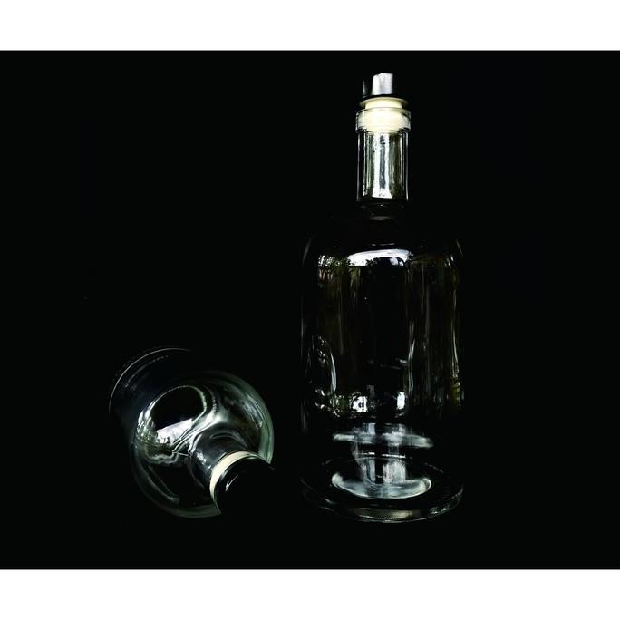 (Allthebest) BOTOL KACA 100% botol baru plus Tutup / Botol Liquor 500ml dan 1000ml