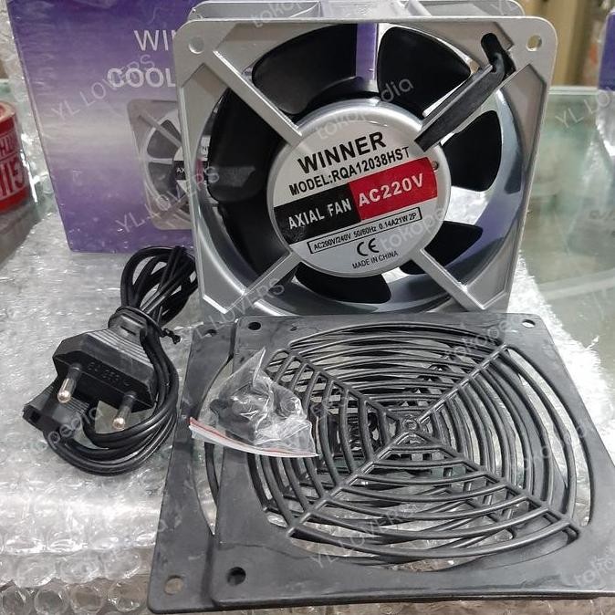 Fan /kipas /cooling fan 220v (12x12cm)
