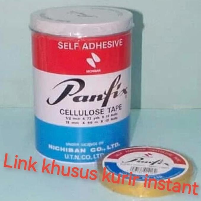 

TERMURAH isolasi panfix 1/2x72 link khusus kurir instant