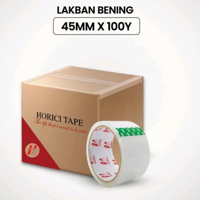 

HOT PROMO Lakban Bening 1 Dus Isi 72 pcs 45mm x 100 yard Solasi Besar