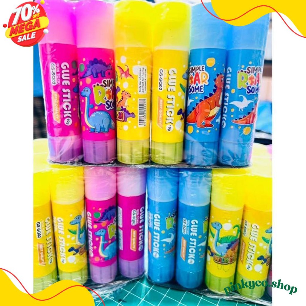

( 1 Pack ) Glue Stick Lem Stik Murah Karakter 10 Gram Squeezy Animasi Kecil 1 Pack Isi 24 Biji Flash Sale! Diskon Hingga 70%
