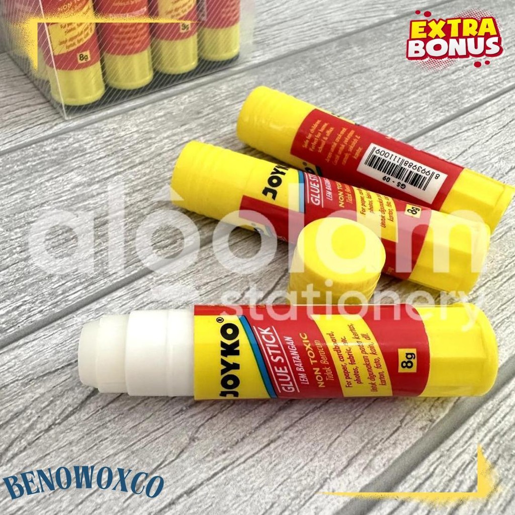 

Selusin ( 12 Pcs ) Glue Stick Lem Batangan Lem Stik Lem Putar Joyko Terlaris! Produk Ini Banyak Dicari