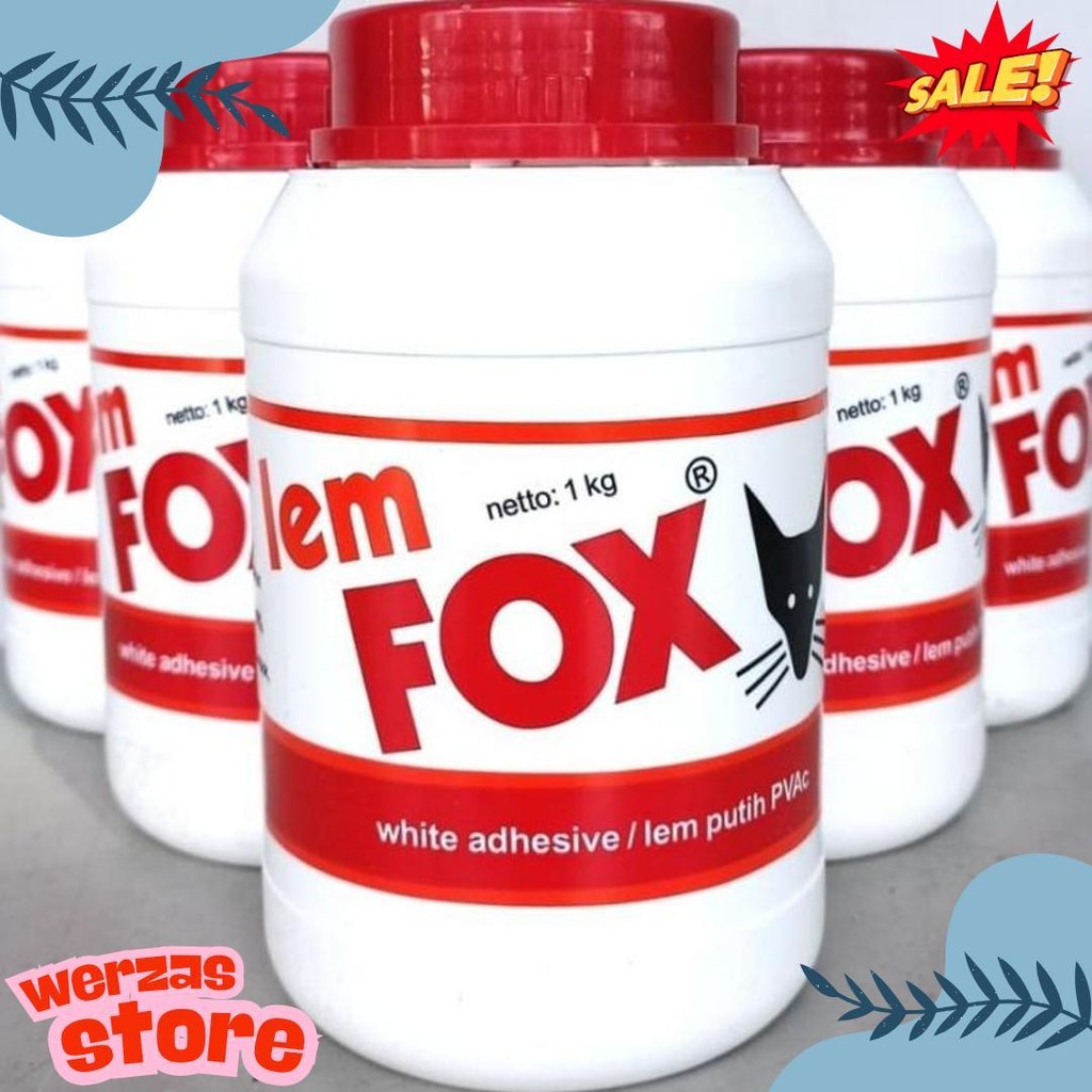 

Lem Fox 1Kg/1000Grm ( 1 Botol ) Diskon Setengah Harga