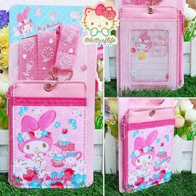 

READY Gantungan ID Card Holder w Neck Strap Sanrio Original My Melody NEW
