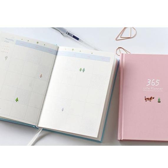 

READY 365 life planner buku notebook jurnal catatan harian diary to do list kawaii aesthetic journal HB1420 NEW