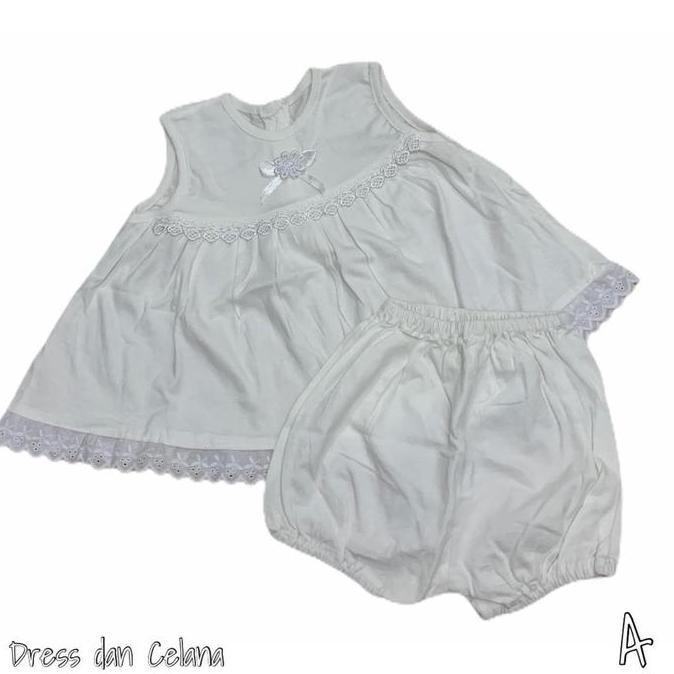 Tersedia Newborn Baby Dress Baju Anak Bayi Perempuan Katun Baju Aqiqah Baptis
