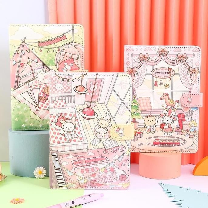 

READY Buku Notebook Lucu Diary Agenda Import Magic Rabbit NEW