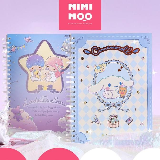 

READY MIMIMOO Buku Tulis Ring Book Motif Sanrio Cinnamoroll Kuromi NEW
