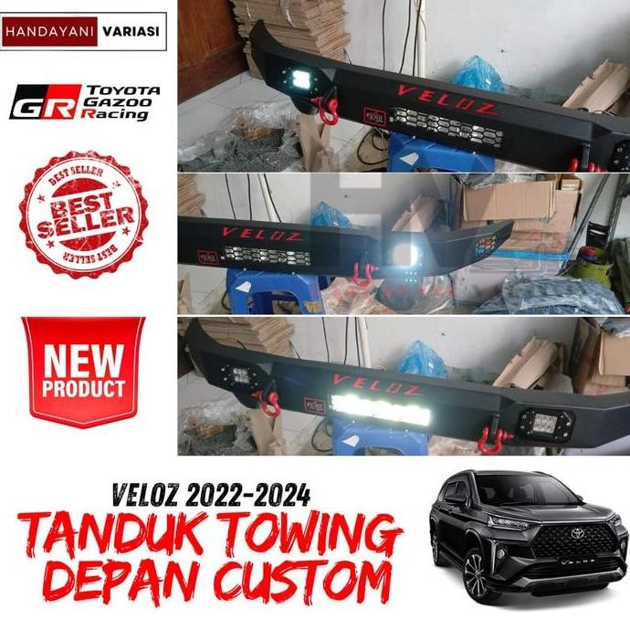Tanduk Towing Depan Custom Toyota Veloz 2022 2024 Towing Custom Led