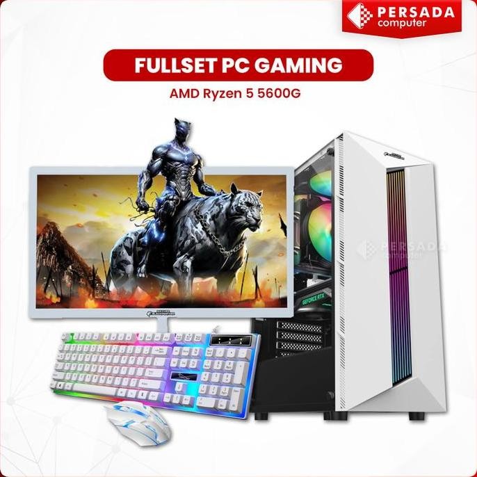 PC Gaming Lengkap AMD Ryzen 5 5600G Mantaap Murah Berkualitas