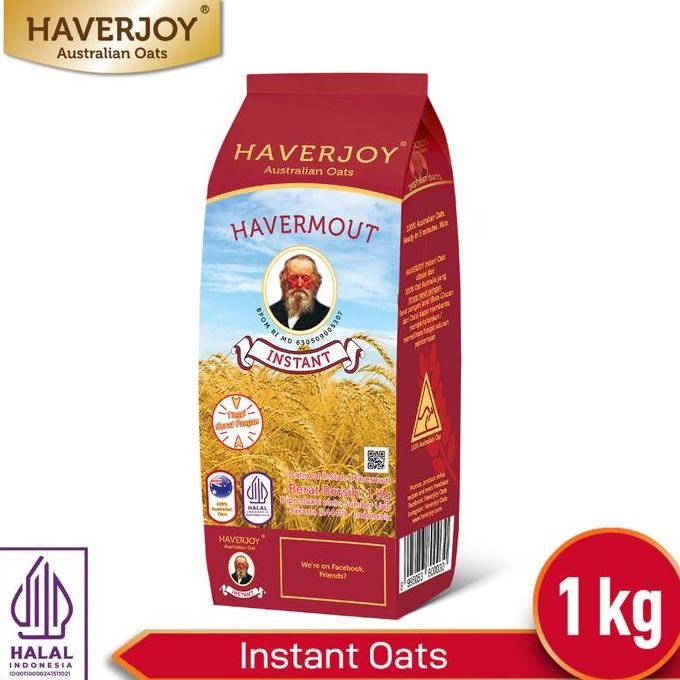 

Haverjoy Medium Pack Instan Oats 1Kg - 6Pcs Terbaru