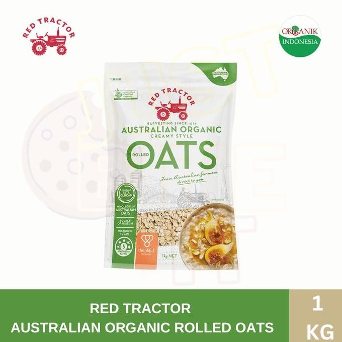 

Red Tractor Australian Organic Rolled Oats 1 Kg Best Seller