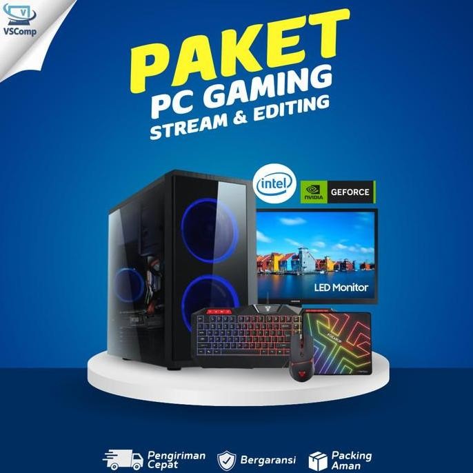 Paket PC Gaming Lengkap Core i7 with VGA 2GB | PC Gaming Fullset
