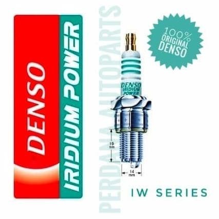 (Allthebest) Busi Iridium Vespa 2Tak Asli Original DENSO Iridium Power