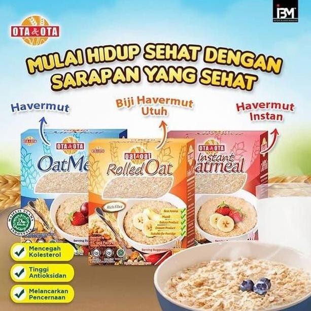 

Ota & Ota Oatmeal Natural / Havermut Alami 500Gr Halal Terlaris