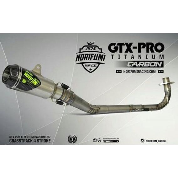 KNALPOT NORIFUMI GTX PRO CARBON TITANIUM ORINAL