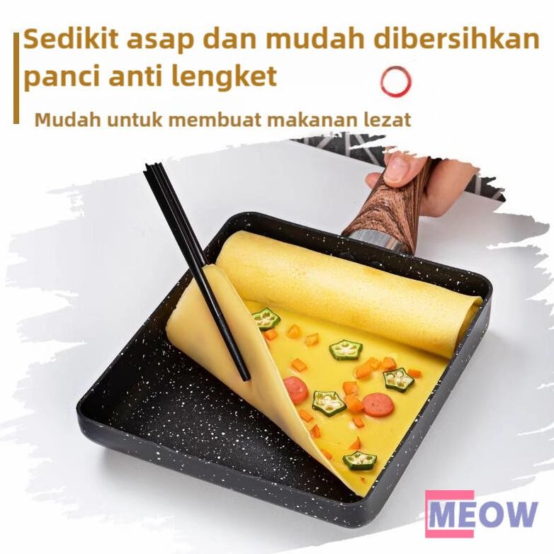 Panci Tamagoyaki Persegi Panjang Wajan Goreng Telur Omelete Jepang