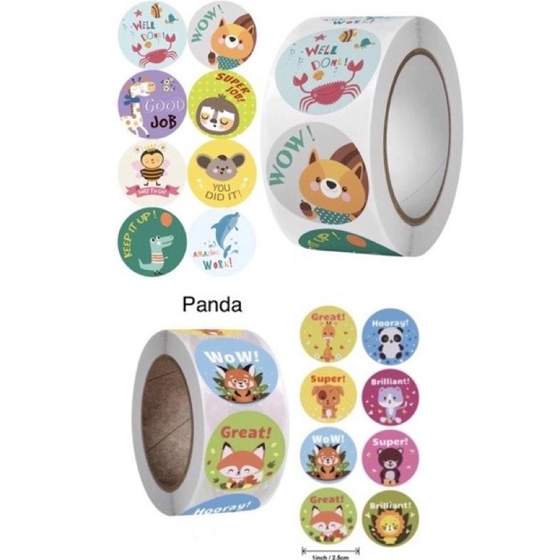 

Promo Sticker Reward Anak Stiker Motivasi Anak Bulat Penghargaan 500Pc Roll