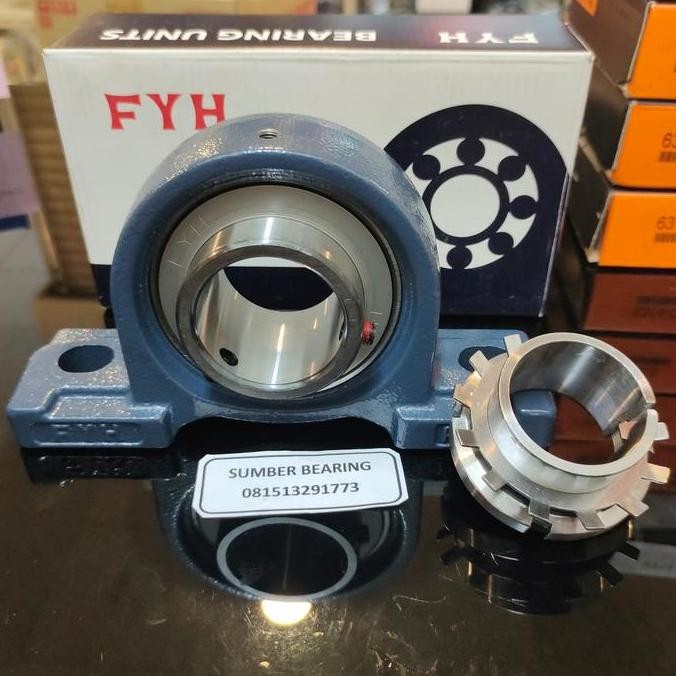Pillow Block Bearing Ukp 209 Fyh Komplit Dengan Adapter