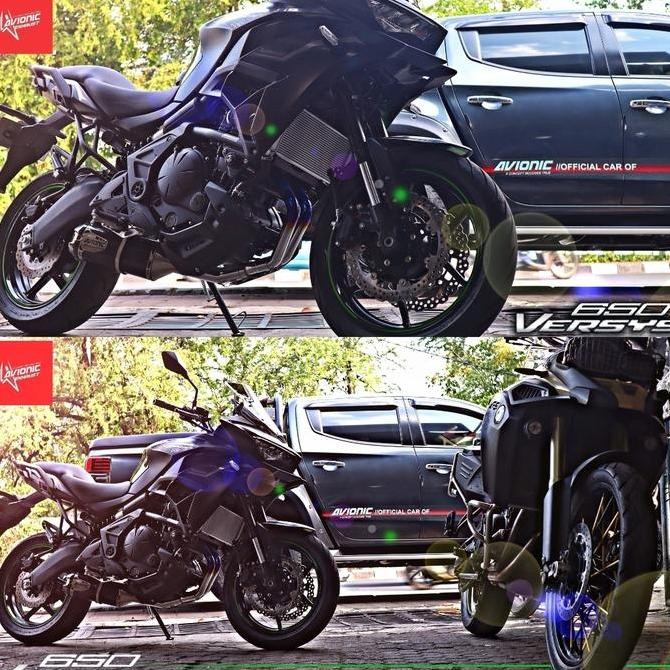 Knalpot Versys 650 New (2015) Ori AVIONIC EXHAUST - halfcarbon