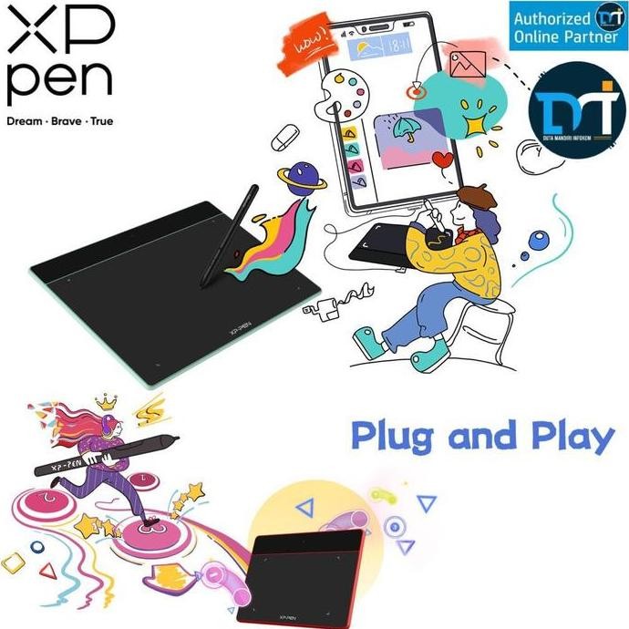 XP Pen Deco Fun Series XS I S I L - Graphic Drawing Pen Tablet