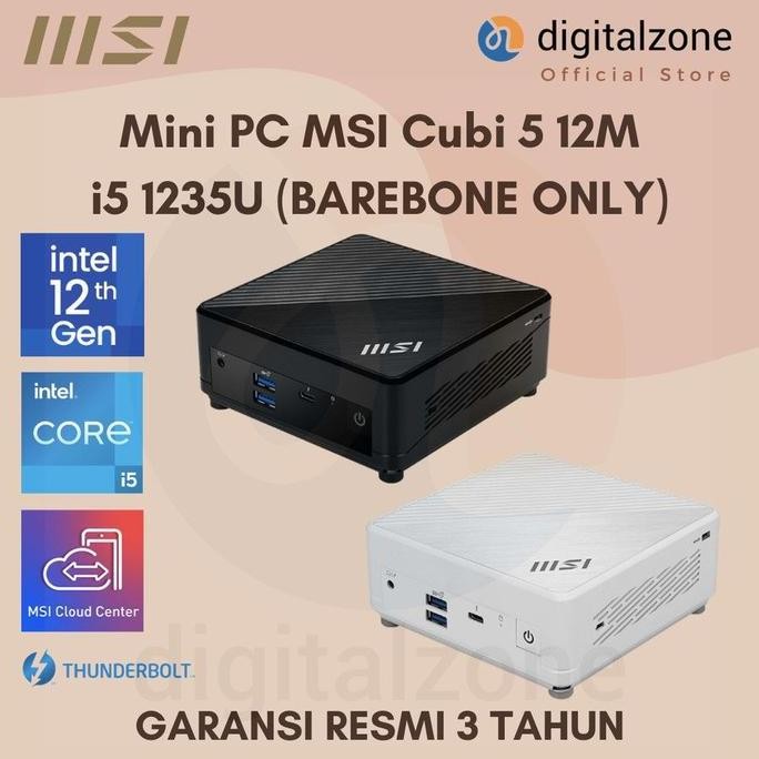 MSI CUBI 5 12M I5 1235U - MINI PC I5 1235U MSI CUBI 5 I5 1235U