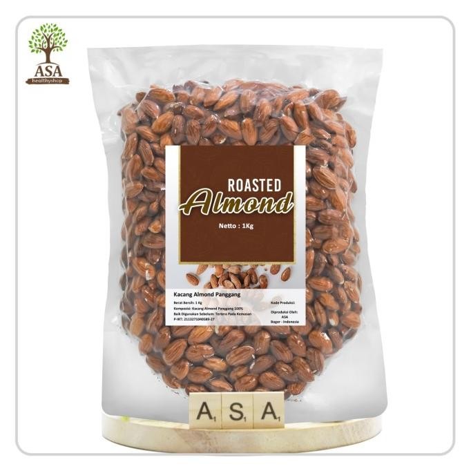 

Roasted Almond / Kacang Almond Panggang 1 Kg