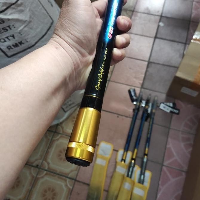 Tersedia joran pancing daido blue shark antena surf pantai full ring fuji