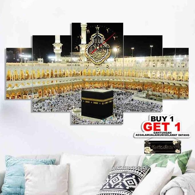 Hiasan Dinding Ka'bah Mekah Dekorasi Rumah Islami Kabah