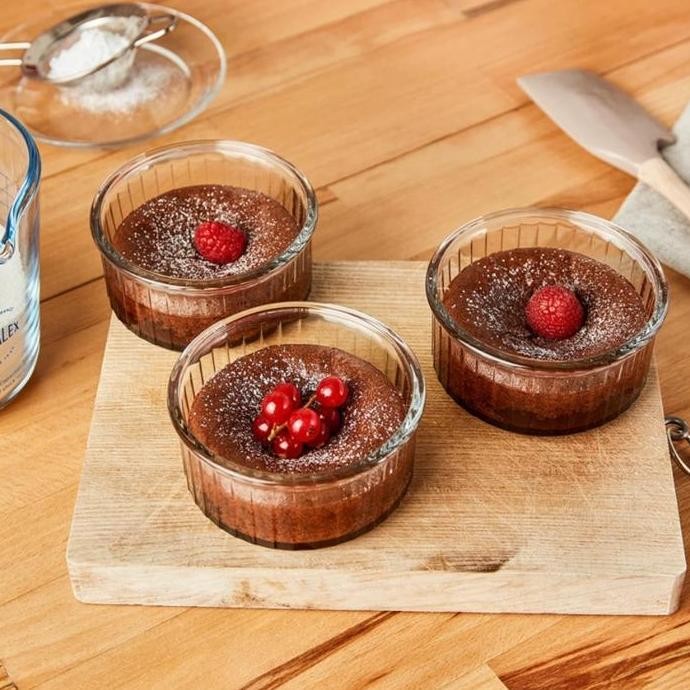 Duralex Ramekin - Wadah Mangkuk Kue Kaca Creme Brulee - Oven Baking