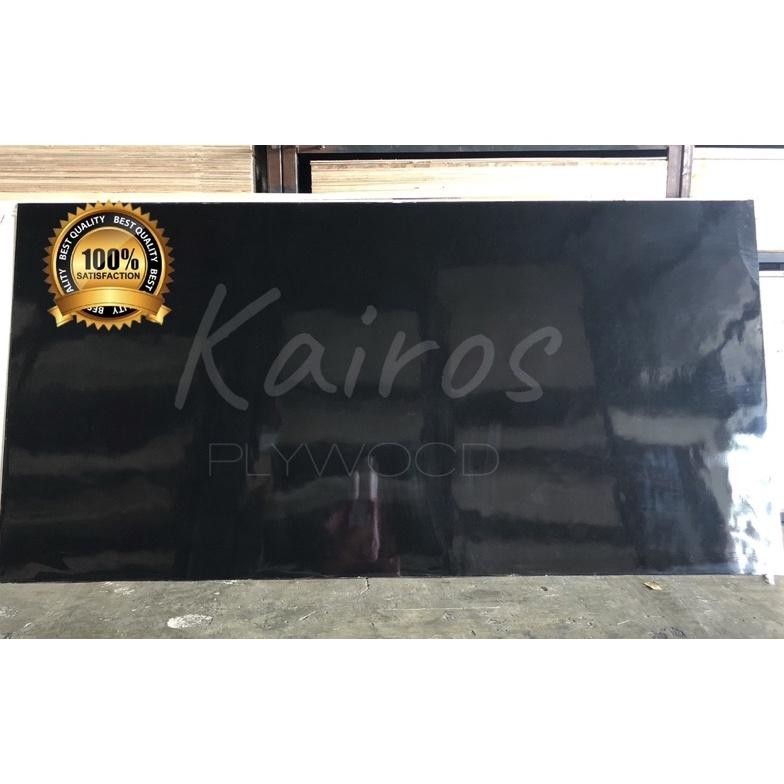 ORIGINAL Triplek Melamin Hitam 3mm Kilat / Multiplek Melamin Hitam Glossy QV21