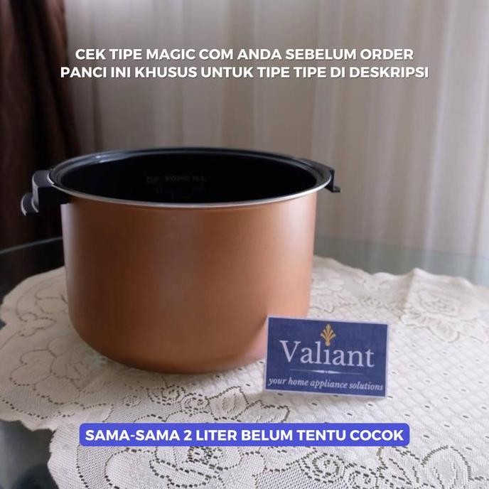 Panci Teflon Inner Pot Magic Com Yong Ma 2 Liter (Wing)