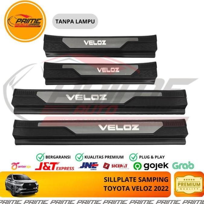 Tersedia SILL PLATE VELOZ 2022 DOOR SILL PLATE VELOZ 2022 TANPA LAMPU - CCA