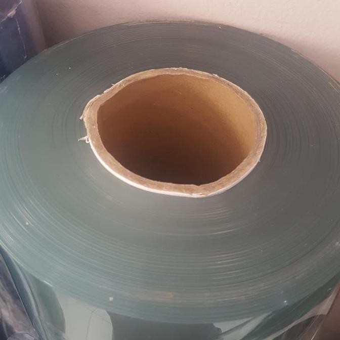 ready stock Plastik Mika Transparan Bening Tebal 0.50mm Meteran / Plastik PVC Tas