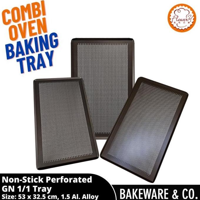 Perforated Gastronom Gn 1/1 Baking Tray - Rationale Unox Combi Oven