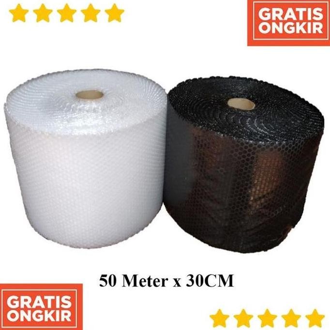 

ready stock Bubble wrap 30 cm x 50 meter
