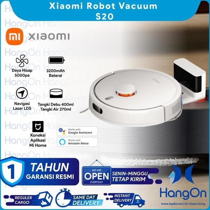 Xiaomi Robot Vacuum S20 And Mop 5000Pa Suctions Lds Navigation