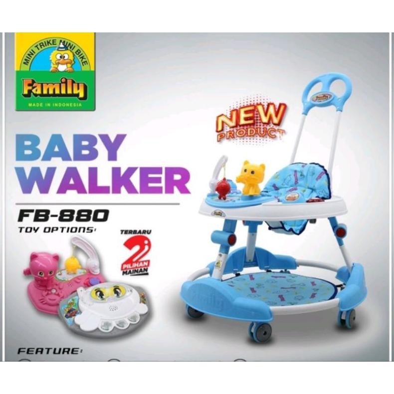Baby Walker Family FB 880 FB880 FB-880 , FB 211L  ,fb1817,FB 1815 Alat Bantu Jalan Bayi Musik Lampu 
