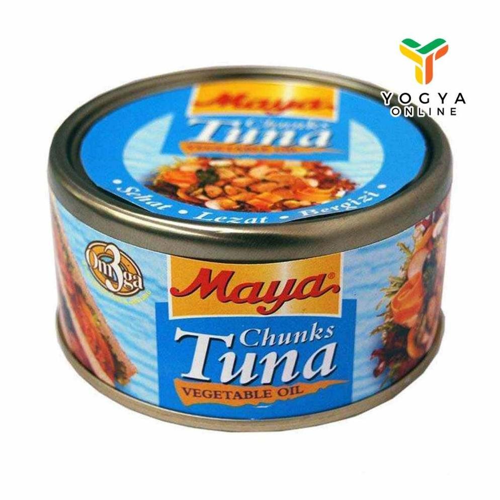 

ready Maya Tuna Chunks In Spring Water 185Gr murah