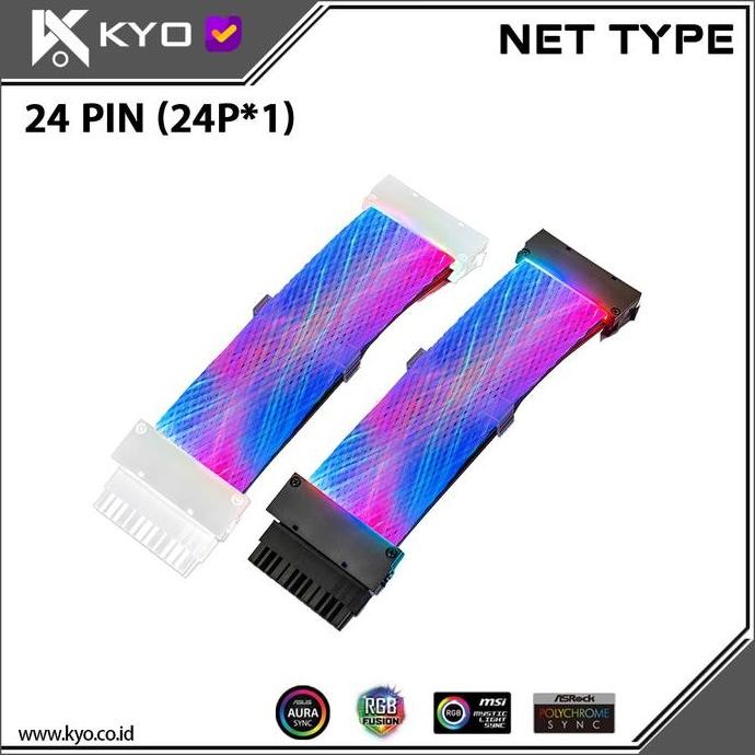 KYO NET ARGB CABLE 24 PIN PSU Cable Extension 24 pin*1