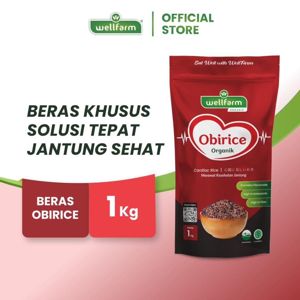 

ready WellFarm Obirice Organik 1Kg - Bantu Jaga Kesehatan Jantung | Cocok Untuk Diet Sehat & Diabetisi murah