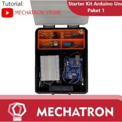 

Arduino Uno Starter Learning Kit Compatible Paket Belajar 1 Free Cd